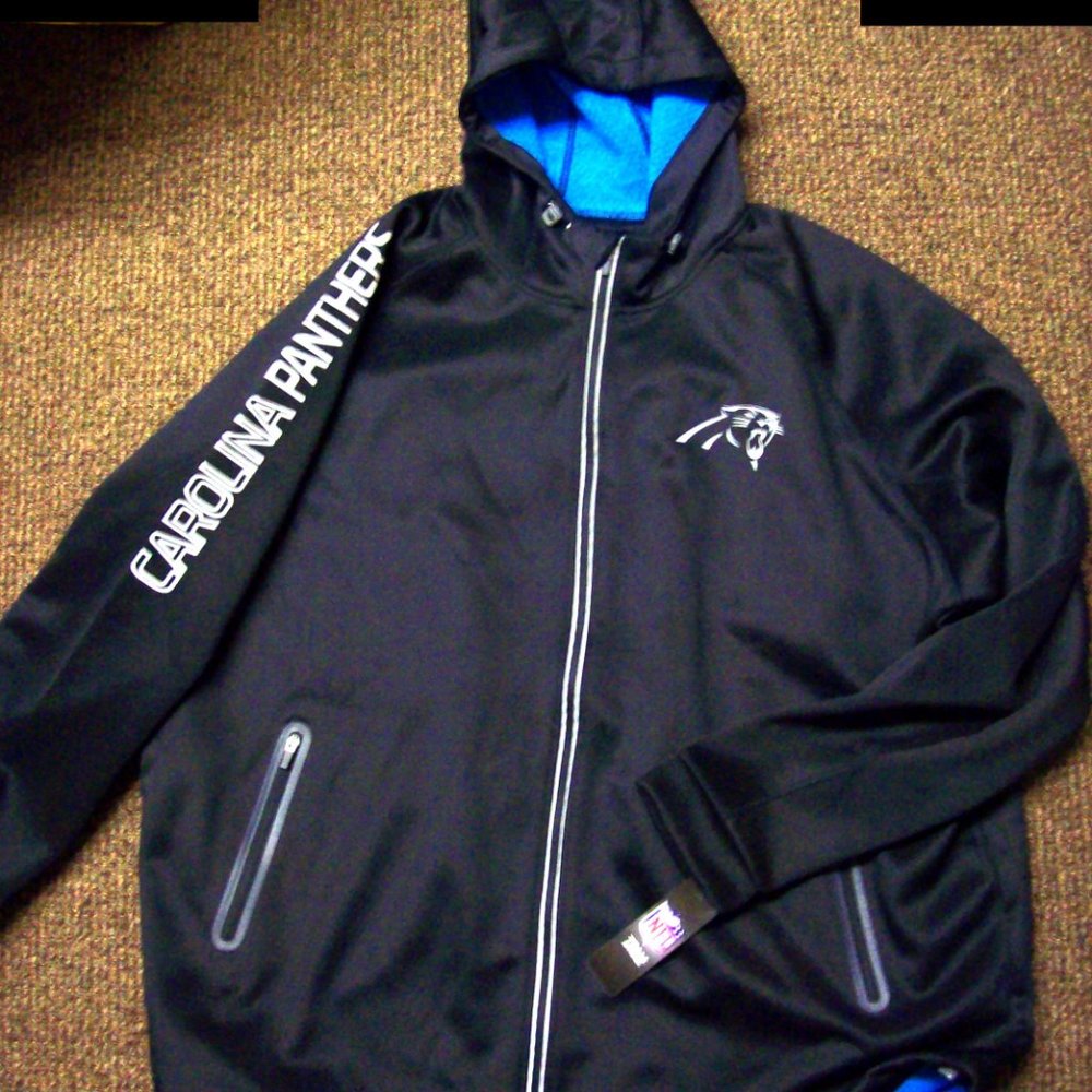 CAROLINA PANTHERS NFL MOTION Soft Shell Jacket 5X